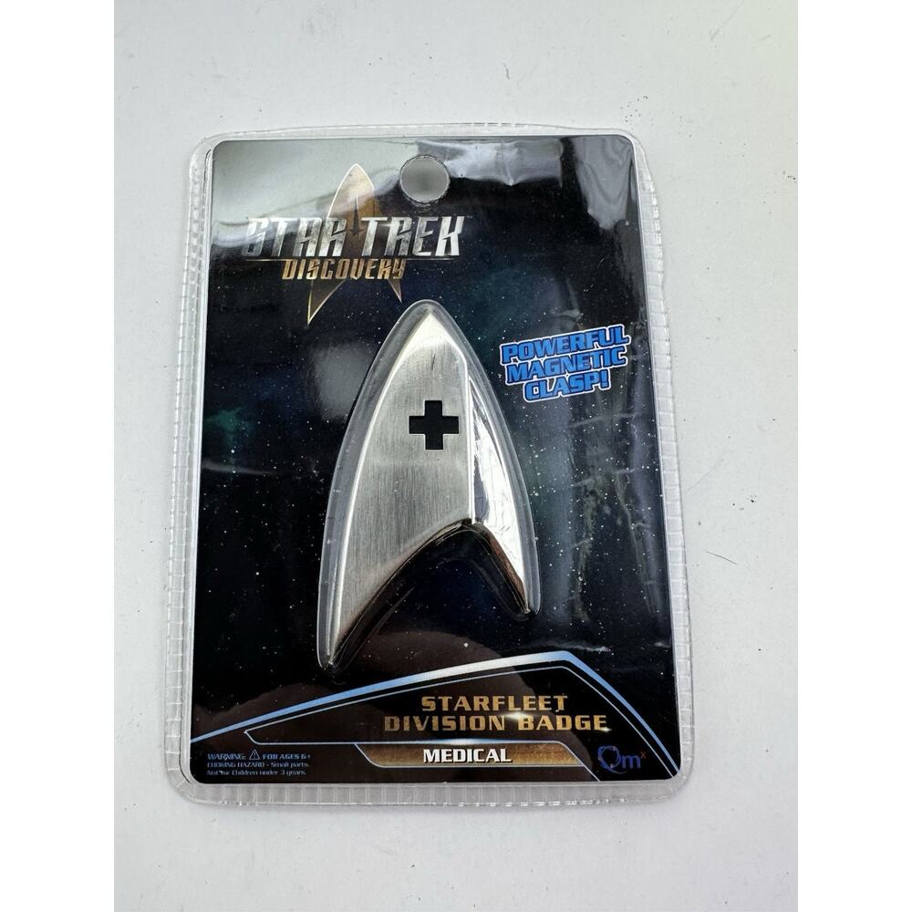 Star Trek Starfleet Discovery Medical Division Badge Combadge Com Badges New